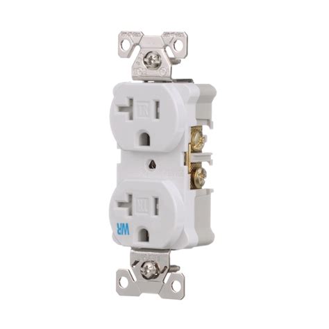 Eaton 20-Amp 125-volt Tamper Resistant Weather Resistant Commercial ...