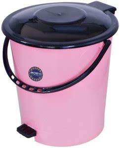 Morvi Pedal 505 Ultra Plastic Pedal Dustbin for Home/Kitchen/Office, 1 ...