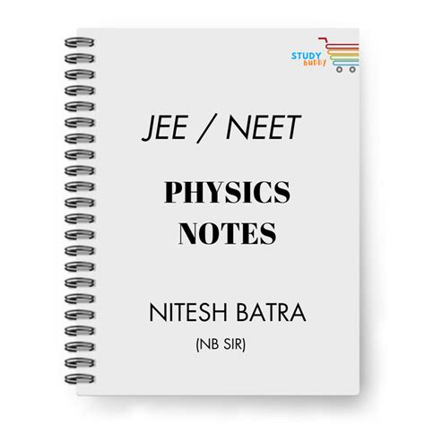 JEE / NEET Physics Handwritten Notes by NITESH BATRA (NB Sir) – Study ...