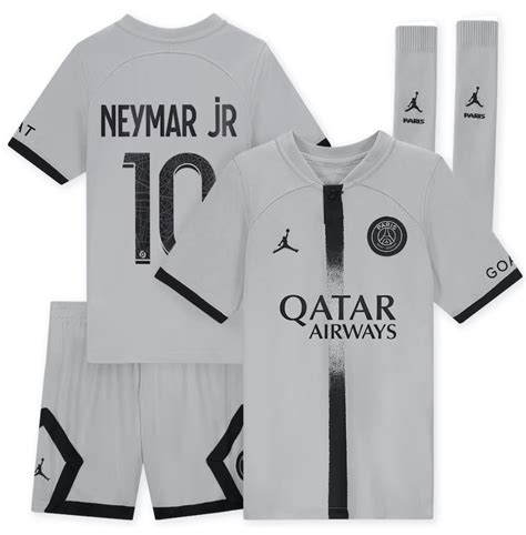 Neymar Jr PSG 22/23 Away Kids Kit - JerseyMotion