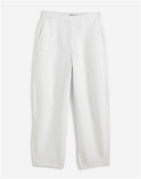 Tall Pull-On Barrel Pants in 100% Linen | Madewell
