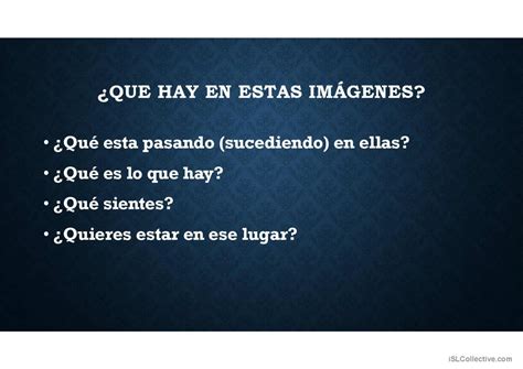 Que ves aquí - : English ESL powerpoints