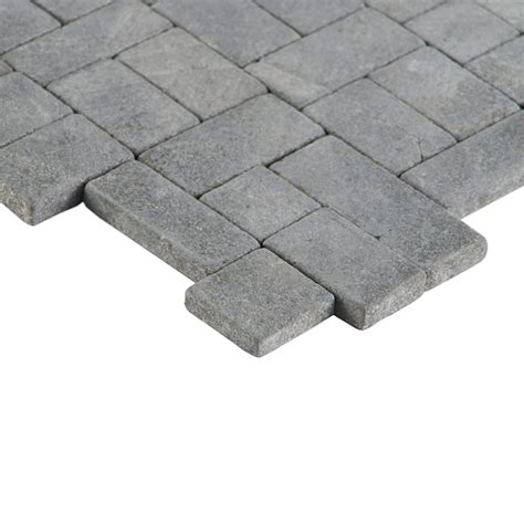 Artmore Tile Landscape Lava Black 12-in x 12-in Natural Stone Slate ...