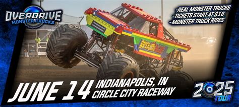 Indianapolis, IN - Circle City Raceway - Overdrive Monster Trucks ...