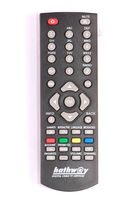 Buy Hathway Settop Box Remote Controller Online at Low Prices in India ...