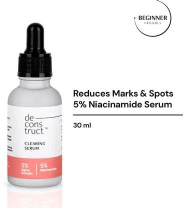 deconstruct Clearing Serum 2% Alpha Arbutin + 5% Niacinamide for clear ...