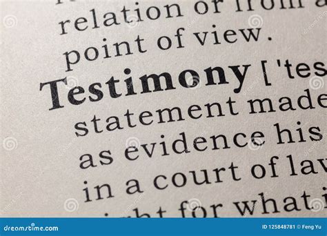 Testimony Definition Biblical at Carlos Snyder blog