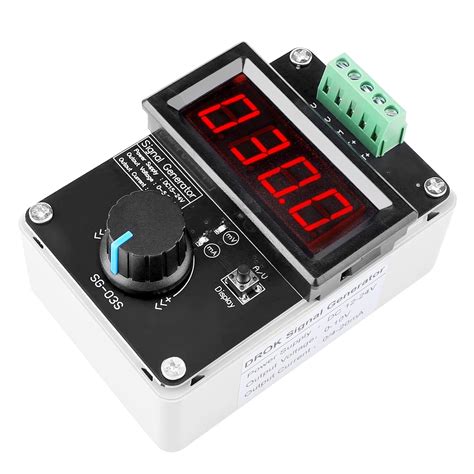 4-20mA Generator, DROK Adjustable Signal Generator, DC 0-10V 0/4-20mA ...