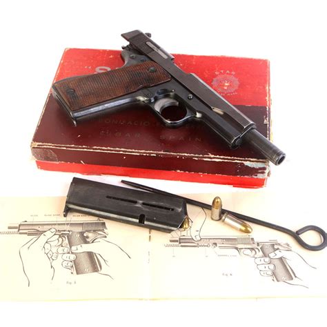 Deactivated RARE WW2 Spanish Star Model B Pistol