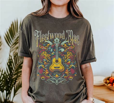 Fleetwood Mac, Vintage Band Tee, Music Shirt, Rock and Roll Tee, Retro ...