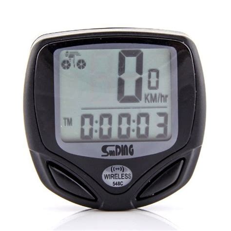 Sunding SD-548C Bicycle Waterproof Digital LCD Computer Odometer ...