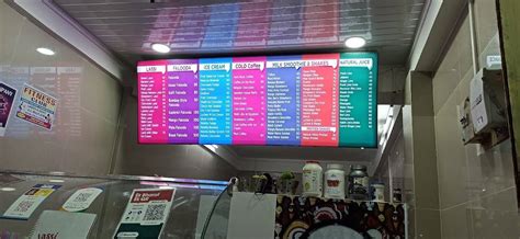 Menu at Lassi Ghar, Alipurduar