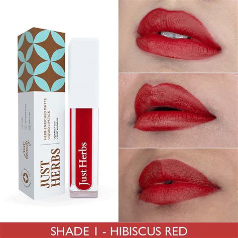 Buy JUST HERBS AYURVEDIC CREAMY MATTE LONG LASTING LIQUID LIPSTICK ...