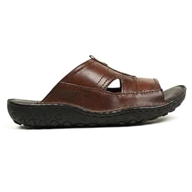 Buckaroo Genuine Leather Brown Casual Closed Sandal for Men: NEW NOLEN ...