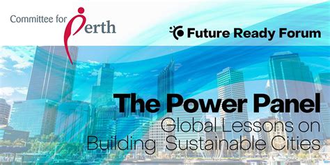 The Power Panel: Global Lessons on Building Sustainable Cities, Pan ...