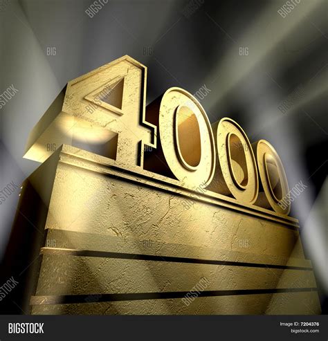 Number 4000 Stock Photo & Stock Images | Bigstock