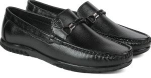 BRATVA R-4 BLACK LOAFERS FOR MEN Loafers For Men - Buy BRATVA R-4 BLACK ...