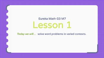 Image result for Eureka Math Grade 3 Module 7 Lesson 23