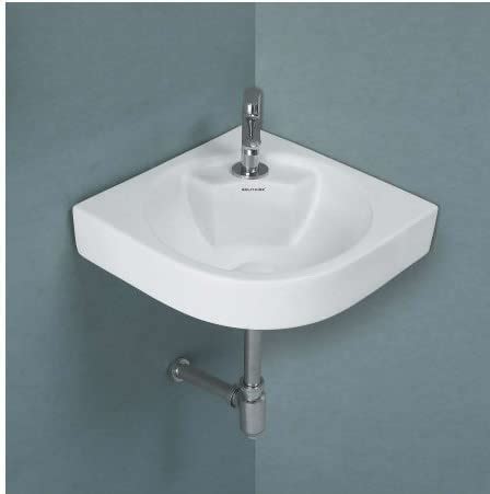 ceramic wash basin Trio corner wall hung basin hand wash basin for ...