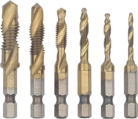 Rowiz 6PCS Combination Drill and Tap Bit, Metric India | Ubuy