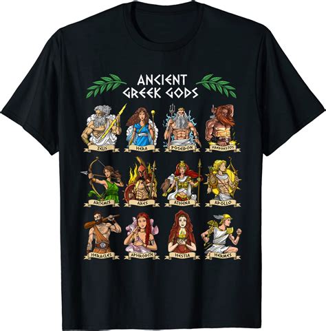 Buy Greek Mythology Gods Ancient Greece T-Shirt Online in India. B08Z4XM75F