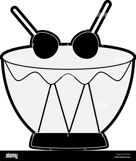 Drum music instrument Stock Vector Image & Art - Alamy