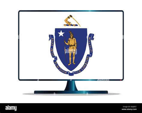 Massachusetts state flag hi-res stock photography and images - Alamy