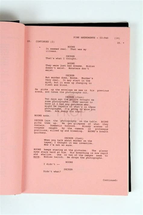 The Prop Gallery | Production used script