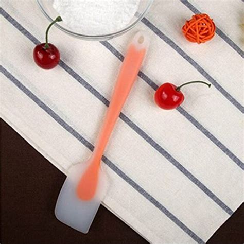 1 PC Mix Color Double Silicone Spatula Spoon Cookie Spatulas Pastry ...