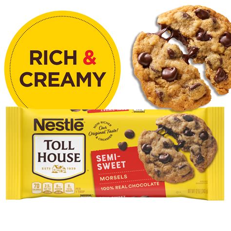 Nestle Toll House Semi Sweet Chocolate Chips 12 oz. - Walmart.com ...