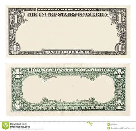 Add a Touch of Currency to Your Designs with 1 Dollar Bill Cliparts ...