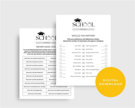 Fun School Game Bundle Teen Edition - Social Activities and ...