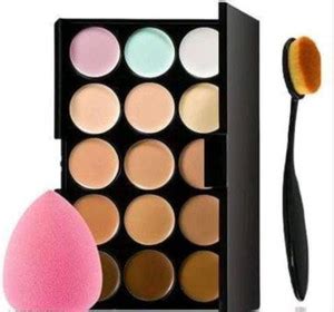 lately Contour Cream Kit Concealer Base Palette Concealer with oval ...