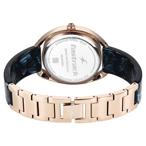 Buy Online Fastrack Younique Quartz Analog Blue Mother Of Pearl Dial ...
