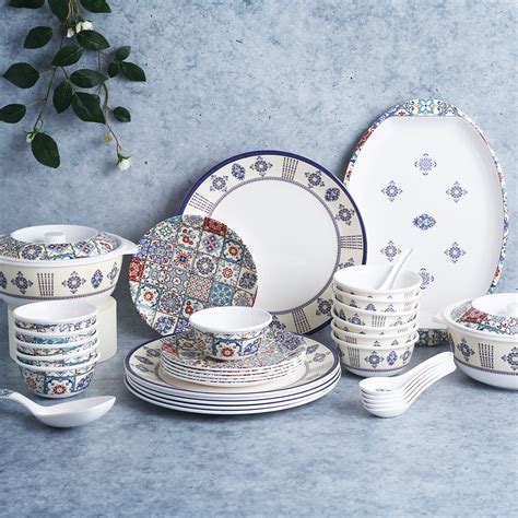 Venice Dinner Set - Blue (31 pcs) – Wonderchef India