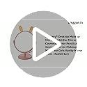 Mockery® Desktop Makeup Mirror Rabbit Ear Mirror Cosmetic Mirror ...
