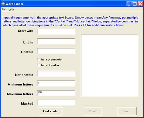 Word Finder Using Letters 的图像结果