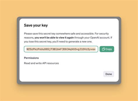 Image result for Openai API Key Example