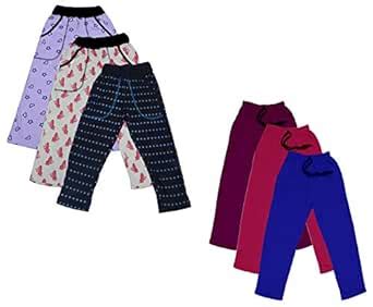Buy KAYU Girl's Cotton and Fleece Warm Lower Track Pants for Winters ...