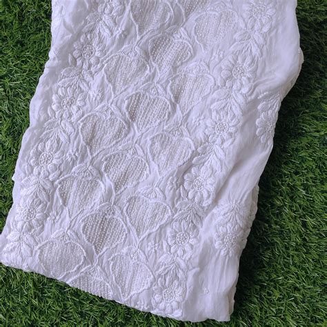 Aylina Premium Soft Fabric Luxurious Look Chikankari Kurta Pearls ...