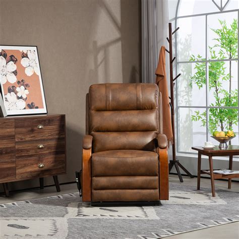 Eastbourne Lift Tilt Chair Two Tone Brown | Moffett & Sons