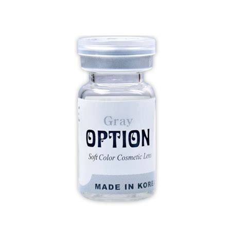 Option 3 Tone Yearly Color Lens (1 Lens)-Gray