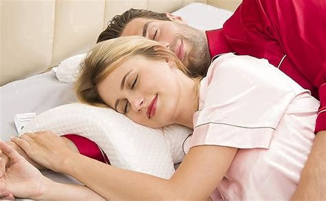 PALZ Pressure Free U Shaped Arched Pillow Romantic Couple Sleeping ...