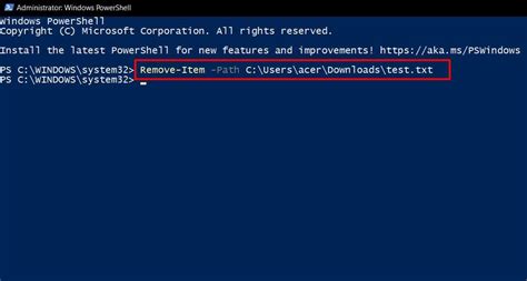 How to Delete a File Using Windows PowerShell in Windows 10 的图像结果