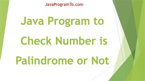 Image result for Check If a Number Is Palindrome Recursion Java