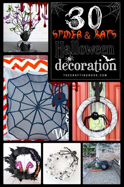 30 Spider and Bat Halloween Decoration Ideas - The Crafting Nook