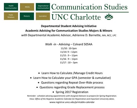 UNCC Academic Calendar Printable Images Download https://www ...