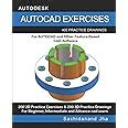 Buy AutoCAD Exercises: 400 Practice Drawings For AUTOCAD and Other ...