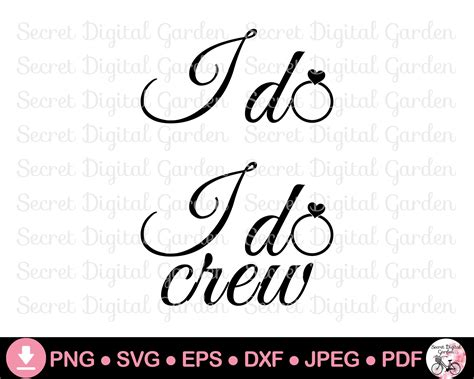 I Do Crew Svg Png | Bachelorette Party Svg | Bridal Party Svg | Bride Png | Bridesmaids Svg ...