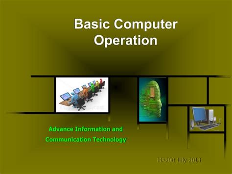 Image result for Basic Computer Operation Tutorial